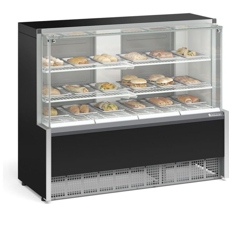 Vitrine Estufa com Bandejas MEQA-140R PR
