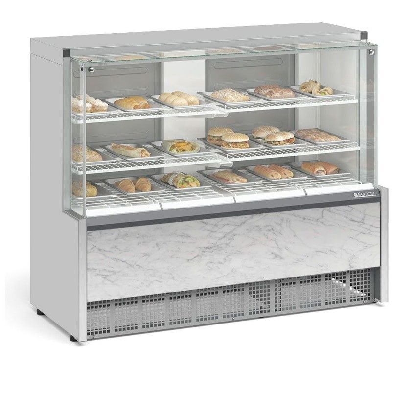 Vitrine Estufa com Bandejas MEQA-140R PR
