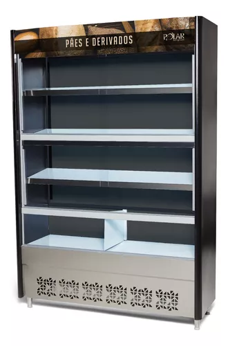 Vitrine Auto Servico Padaria 2.10M Passa Pao Polar