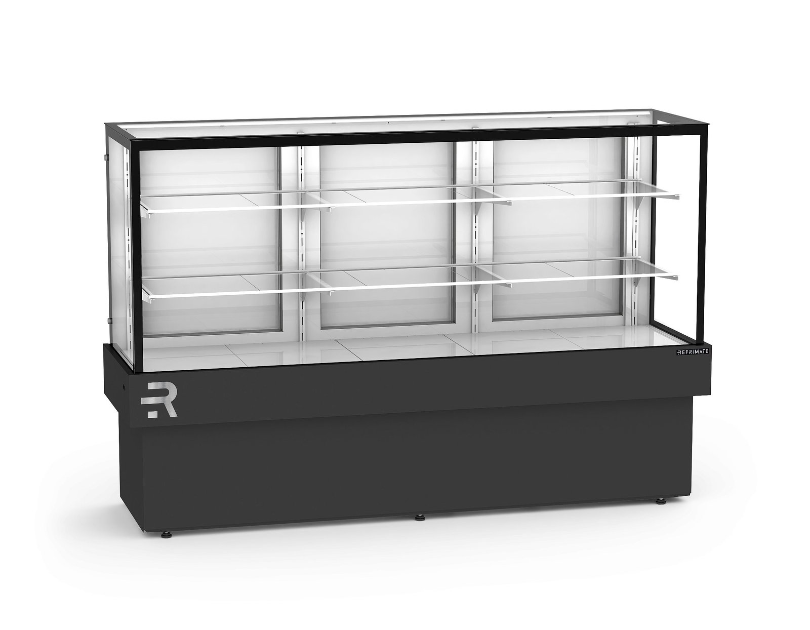 Vitrine Neutra Vanguard Plus 1.80 Preto Refrimate