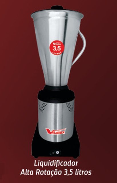 Liquidificador Alta Rotacao 3,5 L INOX 220V Vitalex