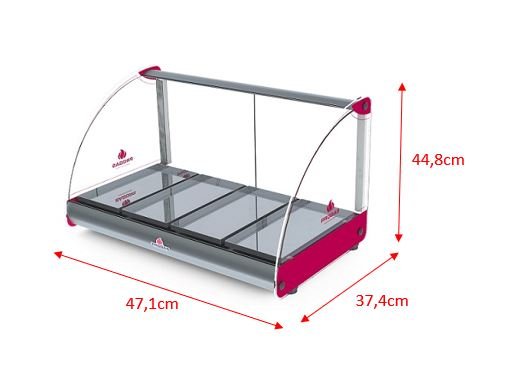 Estufa Curva Elet. 6 Bandejas Verm 220V Progas