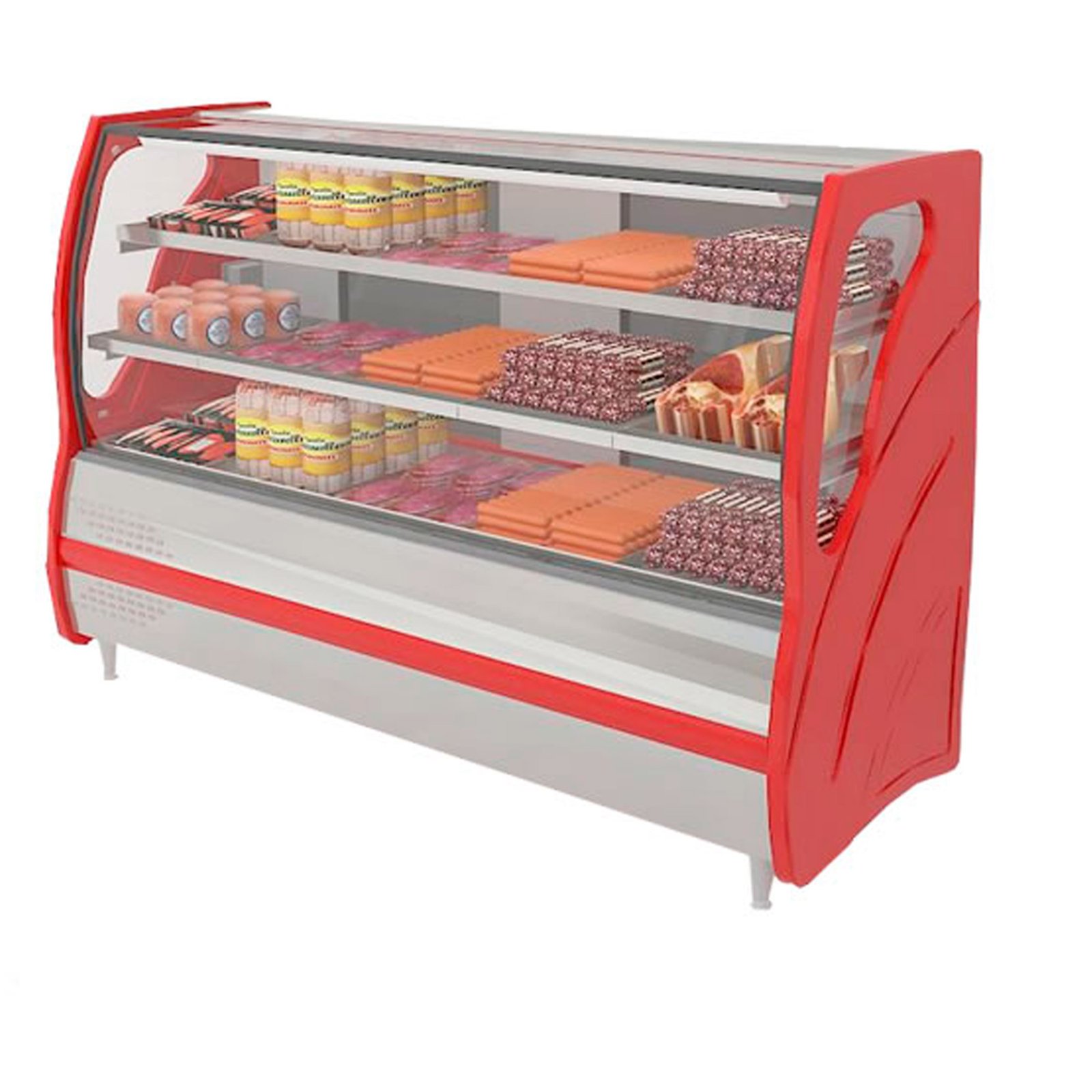 Expositor Açougue Standard Verm. 1,75M Polar