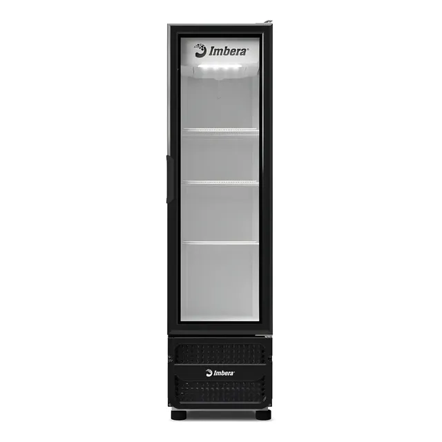 Conservador 215L Preto Porta  De Vidro Seminovo Imbera