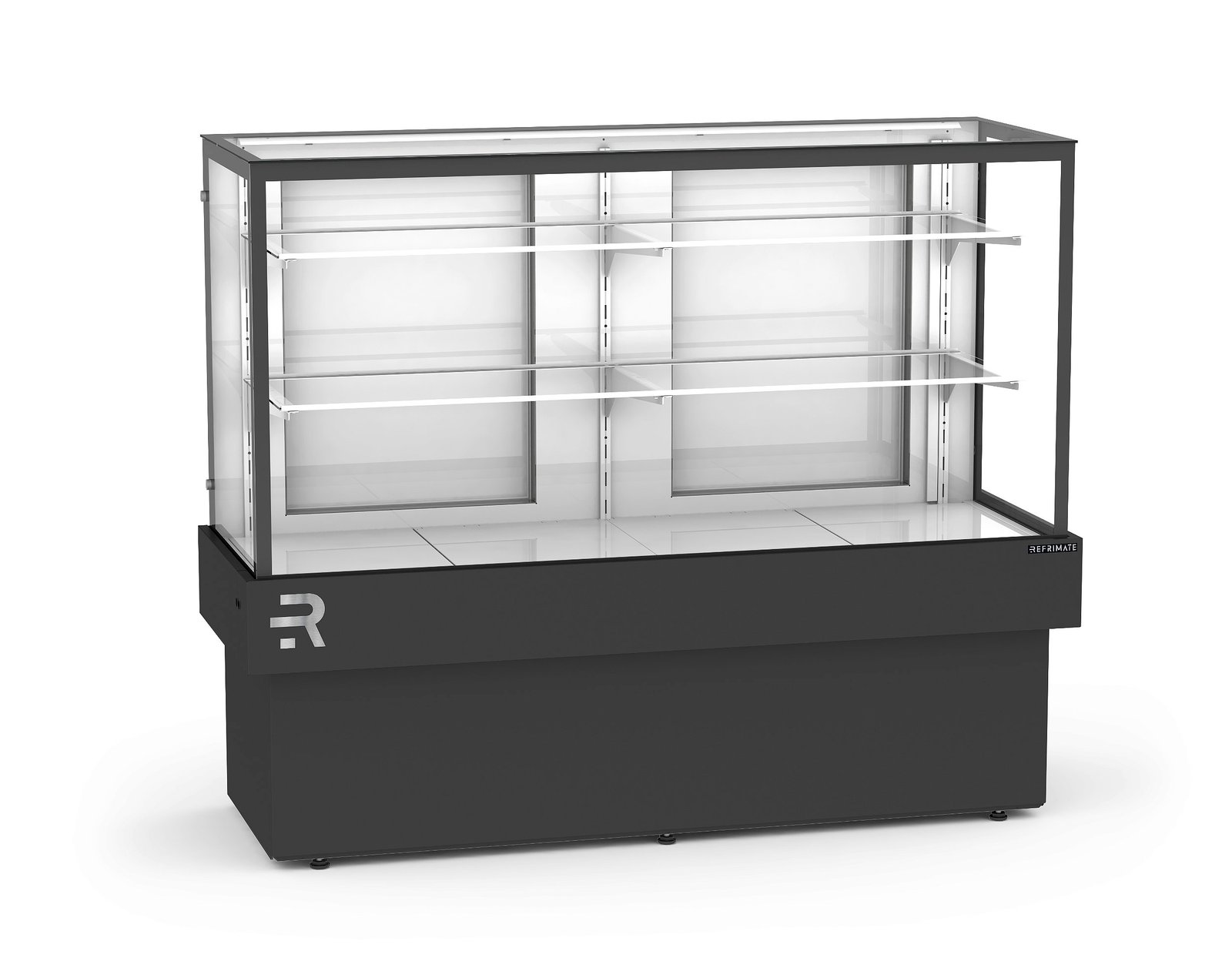 Vitrine Neutra Vanguard Plus 1,45M Preta Refrimate
