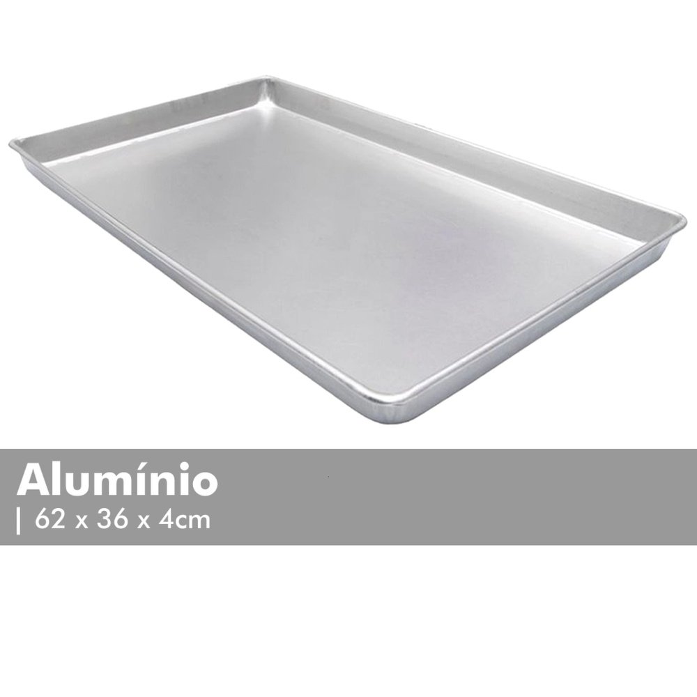 Assadeira Pão Doce 36X62 Alum. 0,6Mm Imeca