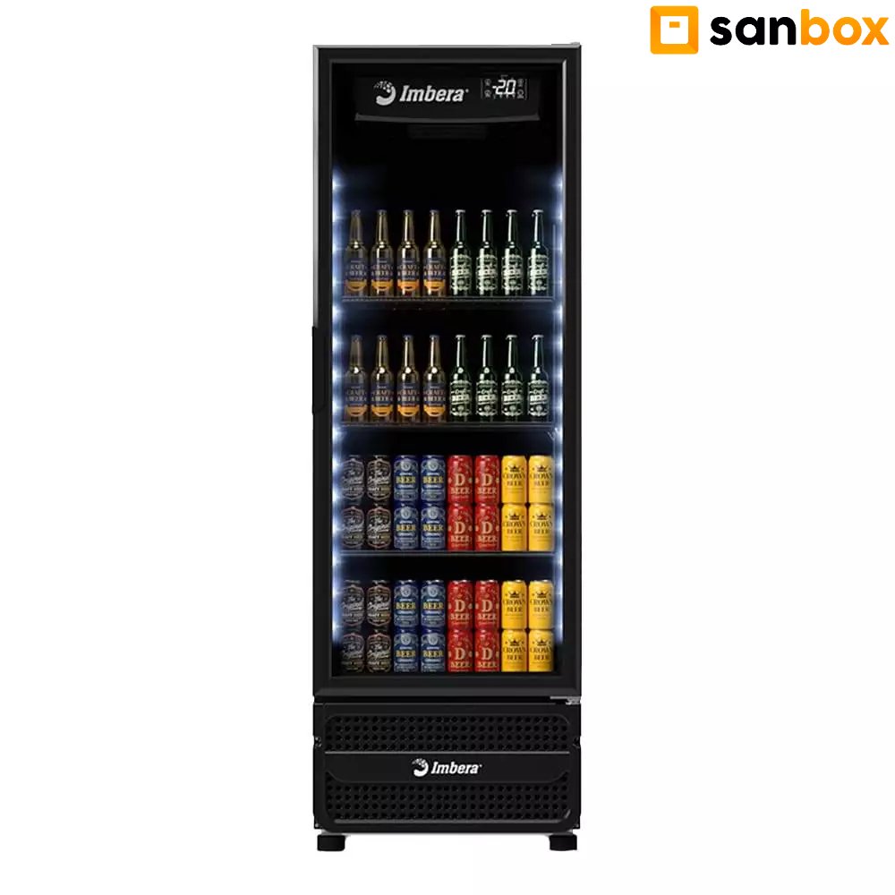 Cervejeiro 449L Fullblack Porta De Vidro Imbera